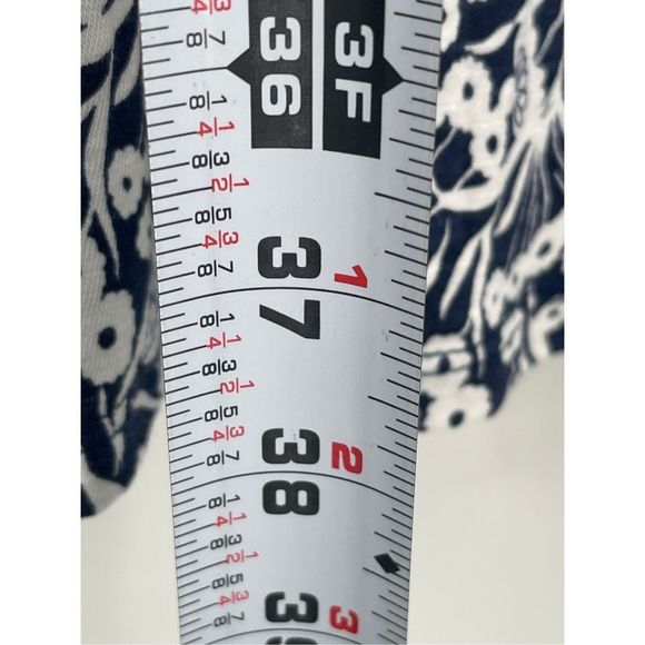 Boden Dress Women Size 14 Back Cutout Floral Mini Dress V Neck Short Sleeve Blue - Picture 6 of 13